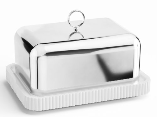 Georg Jensen - Bernadotte, China Butter Dish 10019914