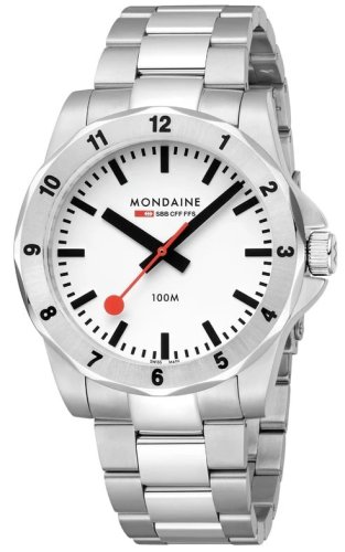 Mondaine - Numeri, Stainless Steel Quartz Watch MSN4211BSK