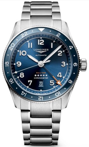 Longines - Spirit, Stainless Steel Zulu Time Auto Watch L38124936