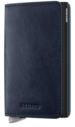 Secrid - Slimwallet, Titanium Wallet SOp-Black-Navy