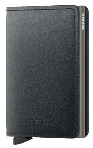 Secrid - Slimwallet, Aluminium Wallet SMi-Black
