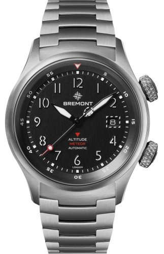 Bremont - Altitude, Stainless Steel Chrono Watch ALT42-MT-TI-BKBK