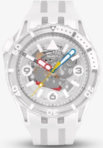 Swatch - Aurelia Aurita, Plastic/Silicone Quartz Watch SSCU09K100