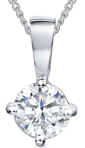 Jools - Cubic Zirconia Set, Sterling Silver - Necklace KPN008
