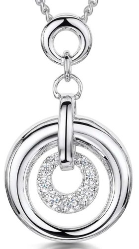Jools - Cubic Zirconia Set, Sterling Silver - Necklace JCN5336