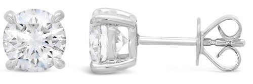 Guest and Philips - Lab Grown Diamond Set, White Gold - 9ct LG 2ct 2st F VS1Stud Earrings 09EASD89483