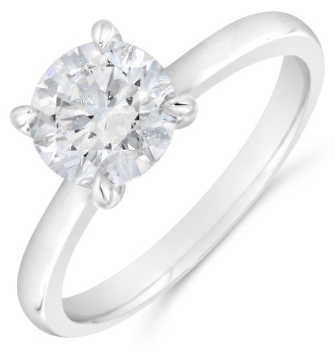 Guest and Philips - Lab Grown Diamond Set, Platinum - LG 1.5ct 1st D VVS2 Solitaire Ring, Size N PLRIDI89484 CERT 257