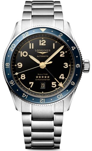 Longines - Spirit Zulu Time, Stainless Steel Auto Watch L38124606