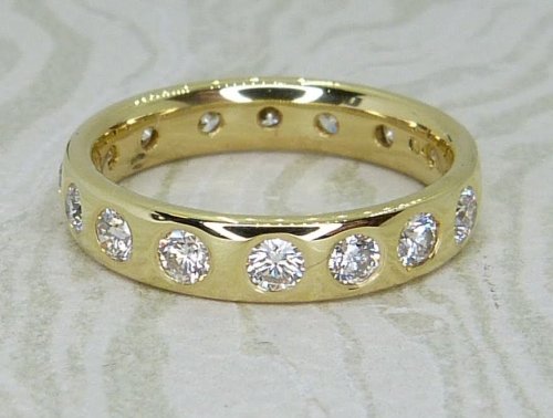 Antique Guest and Philips - Diamond Set, Yellow Gold - Full Eternity Ring R6009