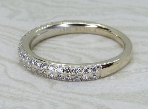 Antique Guest and Philips - Diamond Set, White Gold - Half Eternity Ring R6020