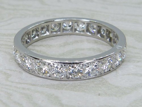 Antique Guest and Philips - Diamond Set, Platinum - Full Eternity Ring R6021
