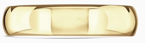 Guest and Philips - Court, Yellow Gold - 18ct Medium Wedding Ring, Size P AN5L-18Y