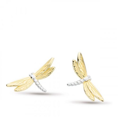 Kit Heath - Blossom, Sterling Silver Dragonfly Stud Earrings 40354GRP 40354GRP