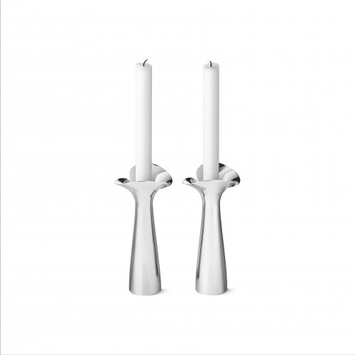 Georg Jensen - Bloom, Stainless Steel Candlestick