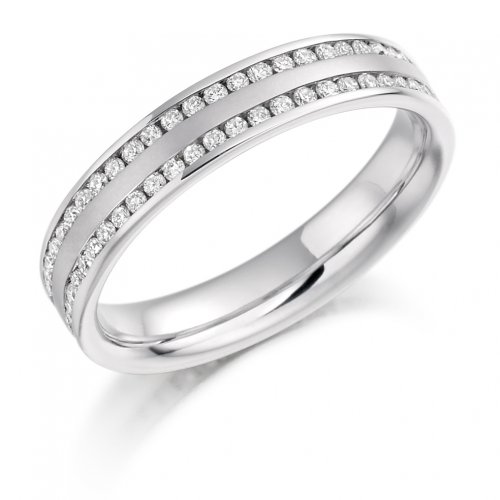 Guest and Philips - White Gold - 18ct and Diamond Full Eternity Ring, Size O - FET992-18WG-O