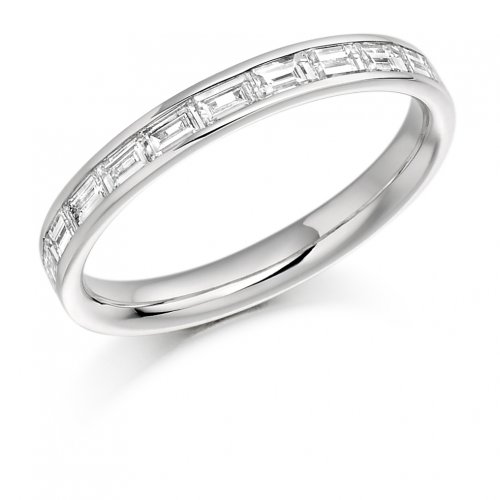 Guest and Philips - Platinum 18ct Yellow Gold and Diamond Half Eternity Ring - HET2057-YG-O