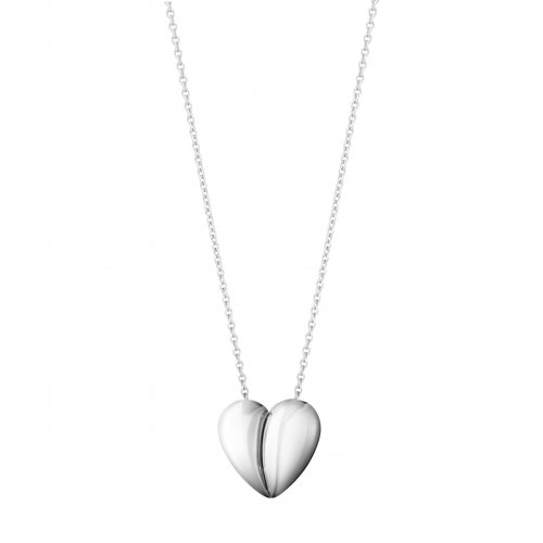 Georg Jensen - Curve, Sterling Silver Heart Necklace