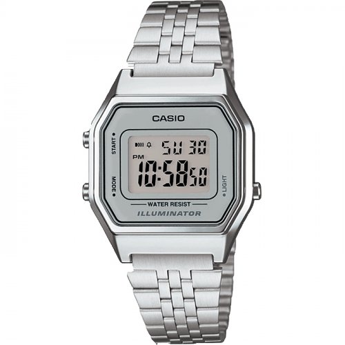 Casio - Stainless Steel DIGITAL WATCH LA680WEA-7EF
