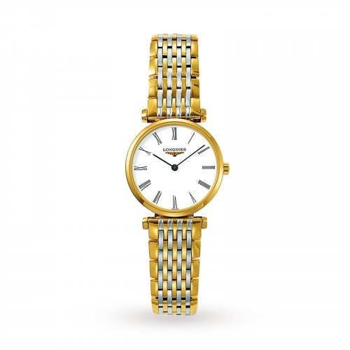 Longines - La Grande Classique, Stainless Steel - Yellow Gold Plated - Quartz Watch, Size 29.6mm L42092117