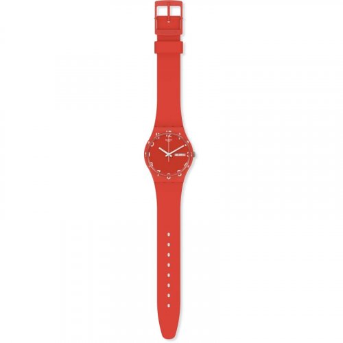 Swatch - OVER RED, Plastic - Watch, Size 34mm - GR713