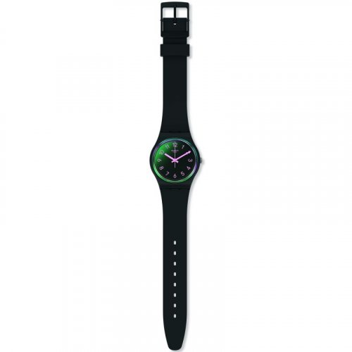 Swatch - LA NIGHT, Plastic/Silicone - Watch, Size 34mm - GB330