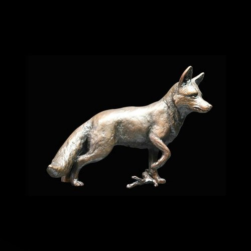 Richard Cooper - Fox Standing, Bronze Ornament -1047