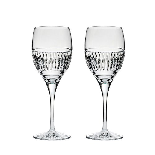 Royal Scot Crystal - Art Deco, Glass/Crystal - Pres Box 2 Large Wine Glasses, Size 216mm ADB2LW