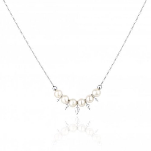 Claudia Bradby - Sun Shard, Pearl Set, Sterling Silver - Choker CBNL0269