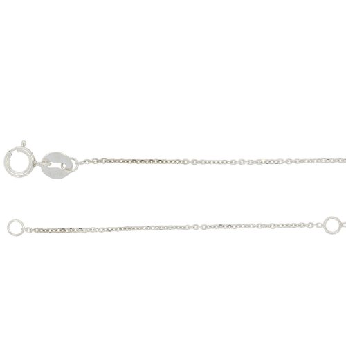 Guest and Philips - Fine Rolo, Platinum - Chain, Size 20-22