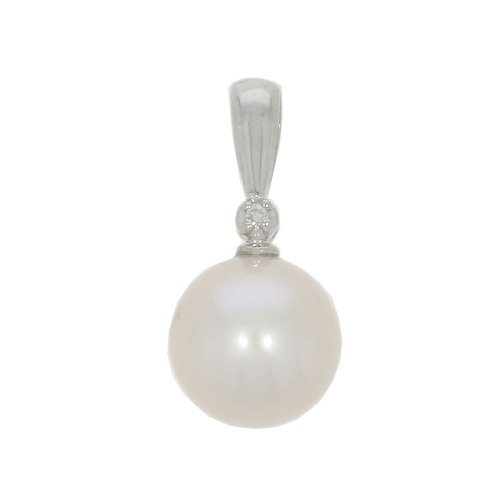 Guest and Philips - D 0.4pt FWCP Set, White Gold - 9ct Pendant, Size 6.5-7mm 09CIDG87046