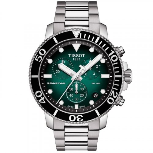 Tissot - Seastar 1000, Stainless Steel Quartz Chrono Watch T1204171109101