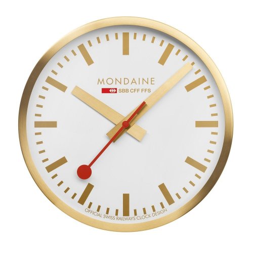 Mondaine - Plastic/Silicone - Clock, Size 25cm A990CLOCK18SBG