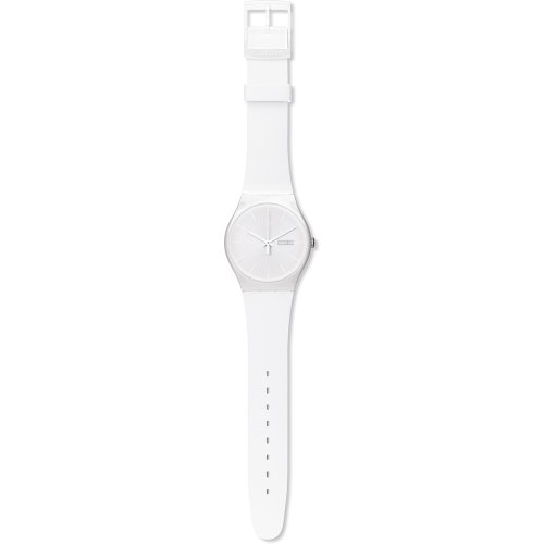 Swatch - Plastic/Silicone White Watch Strap ASUOW701