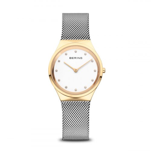 Bering - Classic, Yellow Gold Plated - Stainless Steel - Quartz Watch, Size 31mm 12131-010