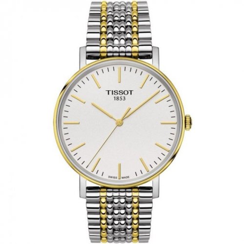 Tissot - Everytime Classic, Yellow Gold Plated - Stainless Steel - Quartz Watch, Size 38mm T1094102203100