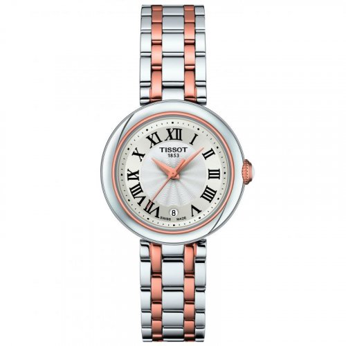 Tissot - Bellissima , Rose Gold Plated - Stainless Steel - Quartz Watch, Size 26mm T1260102201301