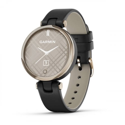 Garmin - Lily Classic, Leather - Smartwatch, Size 34.5mm 010-02384-B1