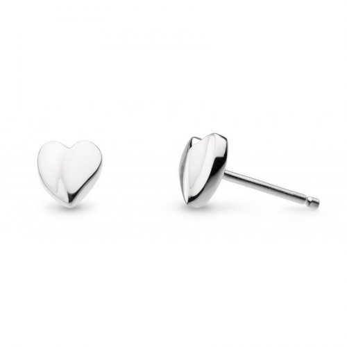 Kit Heath - Sweet Heart, Sterling Silver Heart Earrings 40032HP021