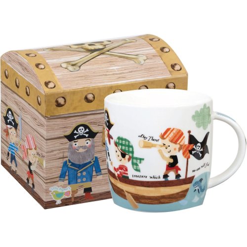 Churchill - Pirates Mug in Chest Shaped Box