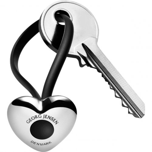 Georg Jensen - Heart, Stainless Steel Key Ring