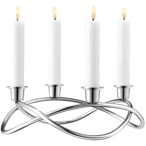Georg Jensen - Season, Stainless Steel Candleholder 3586511