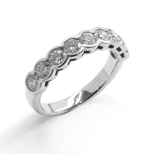 Half Eternity Ring, Diamond Set in Platinum