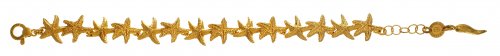 Giovanni Raspini - Starfish, Yellow Gold Plated - Sterling Silver - Mini Bracelet, Size 18cm 08997