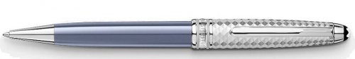 Mont Blanc - Glacier Doue, Rhodium Plated Meisterstuck Ballpoint Pen 129405