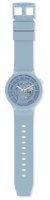 Swatch - C-BLUE, Plastic/Silicone - Watch, Size 47mm SB03N100