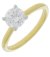 Guest and Philips - Lab Grown Diamond Set, Yellow Gold - White Gold - 9ct LG 1ct 1st D VS2 Solitaire Ring, Size O 09RIDI96150 CERT241