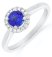 Guest and Philips - 0.10pts Diamond, Tanzanite Set, Platinum - Ring PLRIDG85482