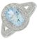 Guest and Philips - 9CT 0.16PTS DIAMOND, Aquamarine Set, White Gold - RING 09RIDG83688