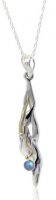 Banyan - Moonstone Set, Sterling Silver - Spiral Pendant PE1696