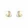 Georg Jensen - Curve, Yellow Gold - Earrings, Size S 10017501